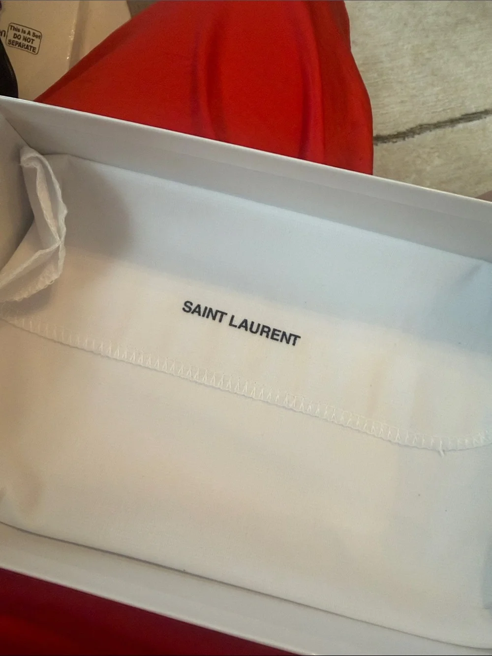Saint Laurent Black Quilted Leather Clutch Wallet with YSL Logo